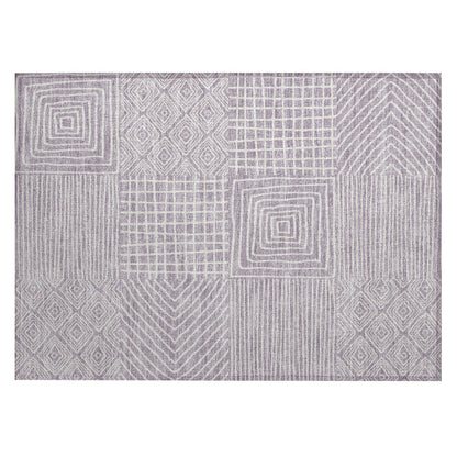 Tapis Chantille moderne en mosaïque lavable en machine pour intérieur/extérieur