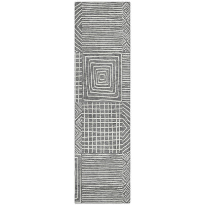 Tapis Chantille moderne en mosaïque lavable en machine pour intérieur/extérieur