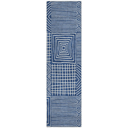 Tapis Chantille moderne en mosaïque lavable en machine pour intérieur/extérieur