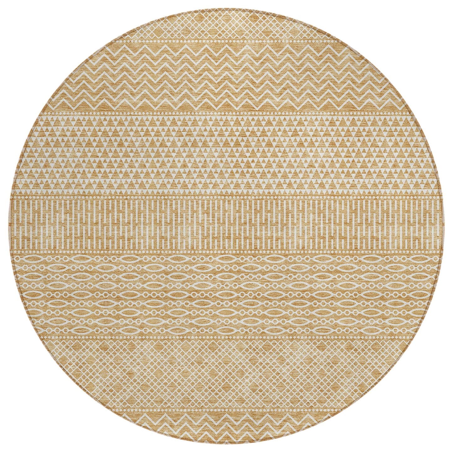 Tapis Chantille moderne à rayures lavable en machine pour intérieur/extérieur