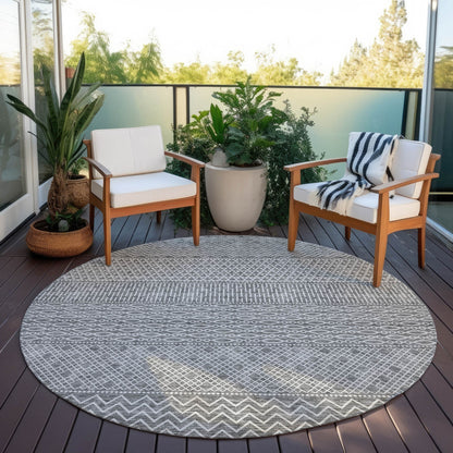 Tapis Chantille moderne à rayures lavable en machine pour intérieur/extérieur