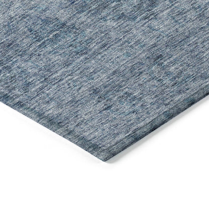 Tapis Chantille damassé ombré lavable en machine pour intérieur/extérieur