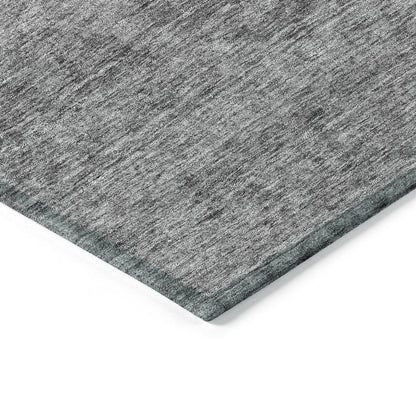 Tapis Chantille damassé ombré lavable en machine pour intérieur/extérieur