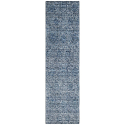 Tapis Chantille damassé ombré lavable en machine pour intérieur/extérieur