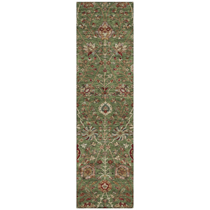 Tapis traditionnel Kashan Chantille lavable en machine pour intérieur/extérieur