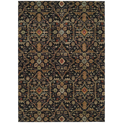 Tapis persan traditionnel Chantille lavable en machine pour intérieur/extérieur
