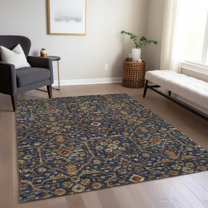 Tapis persan traditionnel Chantille lavable en machine pour intérieur/extérieur