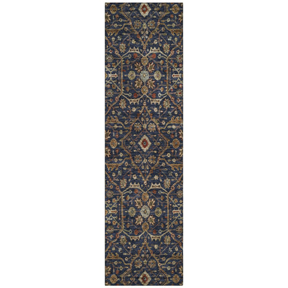 Tapis persan traditionnel Chantille lavable en machine pour intérieur/extérieur