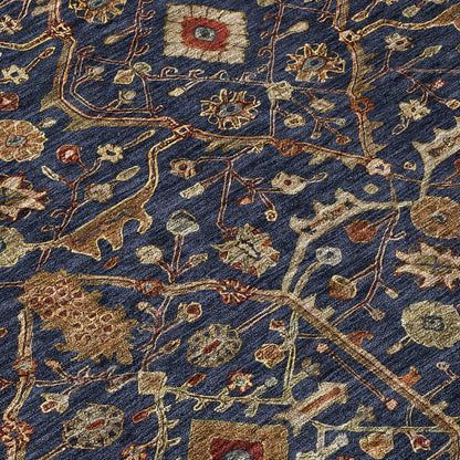 Tapis persan traditionnel Chantille lavable en machine pour intérieur/extérieur