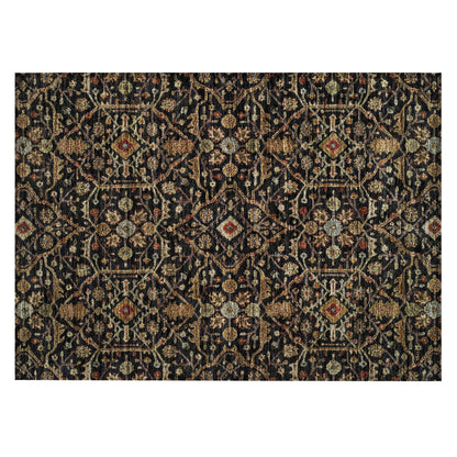 Tapis persan traditionnel Chantille lavable en machine pour intérieur/extérieur