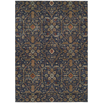 Tapis persan traditionnel Chantille lavable en machine pour intérieur/extérieur