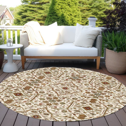 Tapis persan traditionnel Chantille lavable en machine pour intérieur/extérieur
