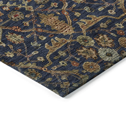 Tapis persan traditionnel Chantille lavable en machine pour intérieur/extérieur