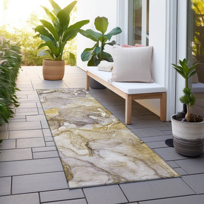 Tapis aquarelle Chantille lavable en machine pour intérieur/extérieur