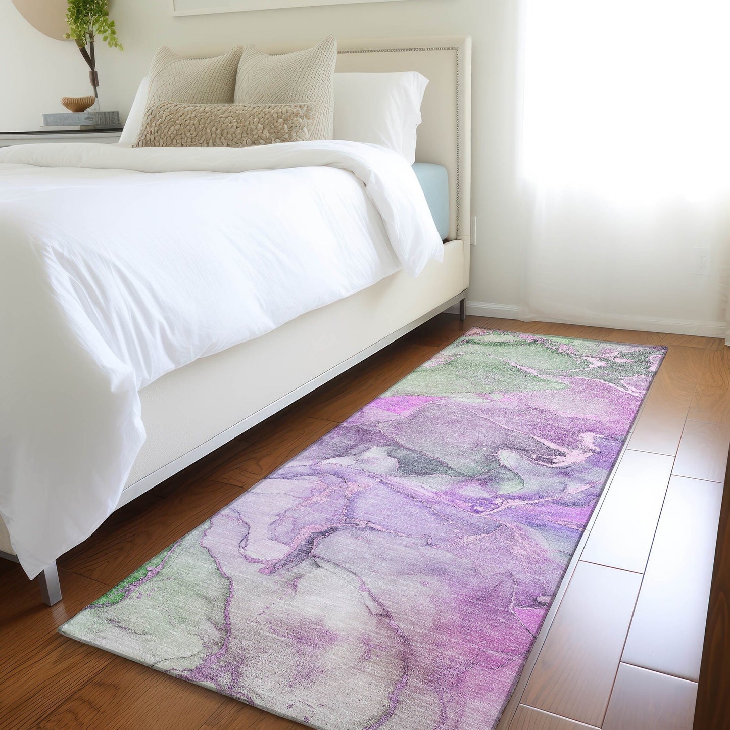 Tapis aquarelle Chantille lavable en machine pour intérieur/extérieur