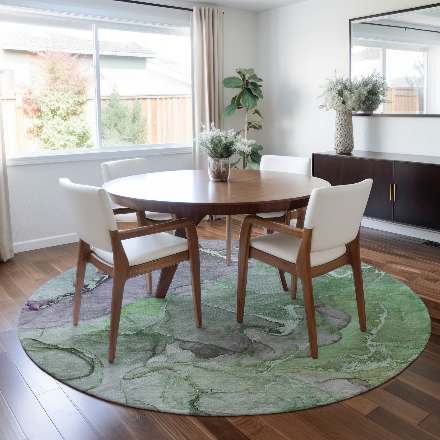 Tapis aquarelle Chantille lavable en machine pour intérieur/extérieur