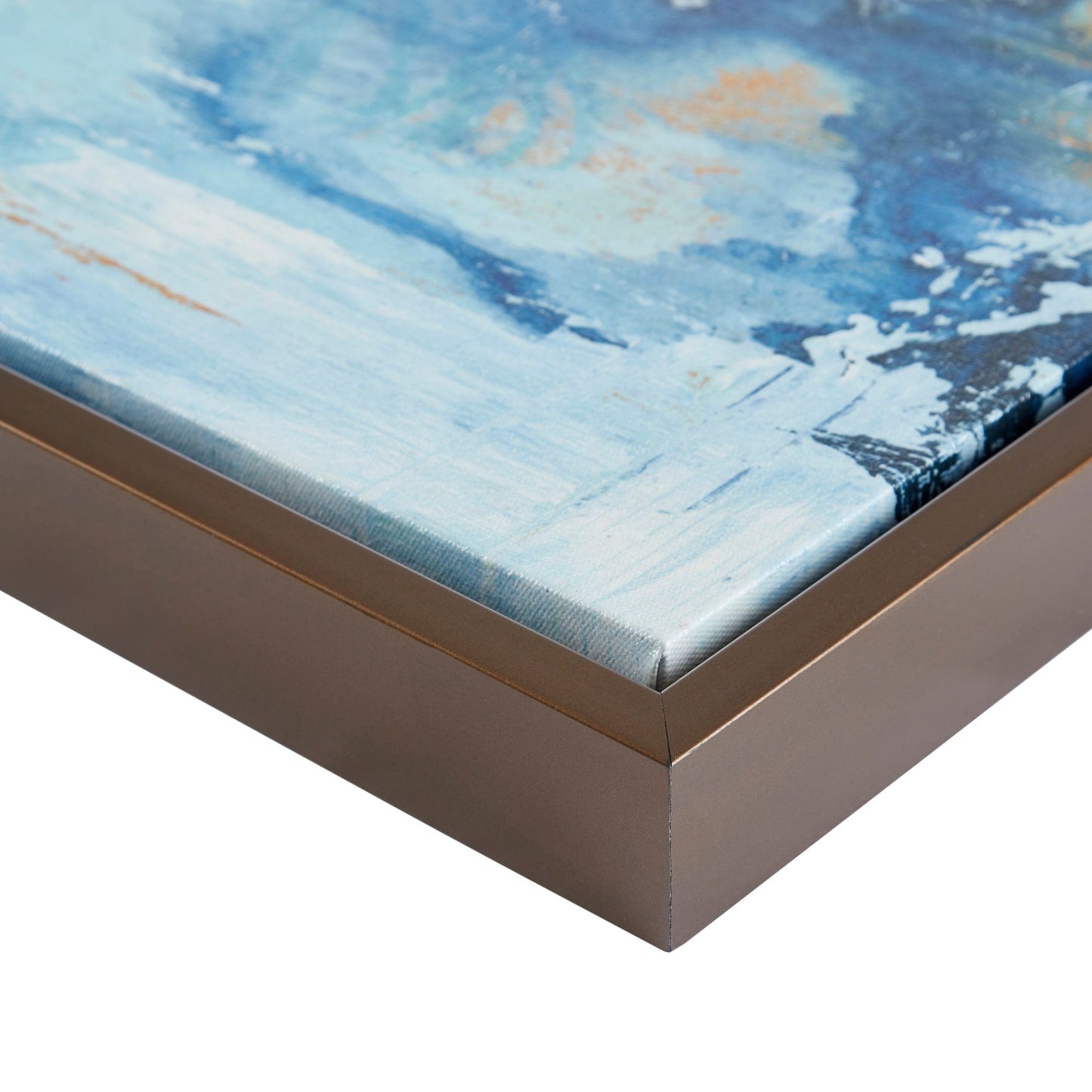 Ensemble de 5 toiles encadrées Madison Park Blue Horizon