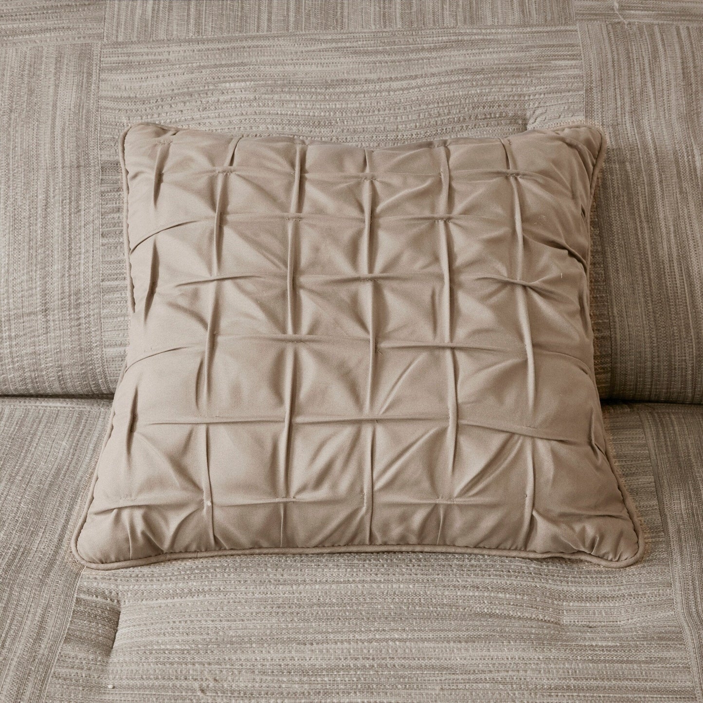 Ensemble de couette en seersucker imprimé Madison Park Clayton 7 pièces