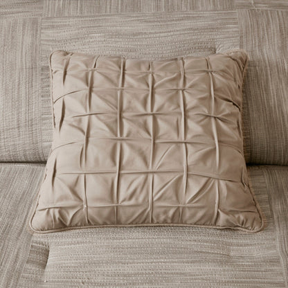 Ensemble de couette en seersucker imprimé Madison Park Clayton 7 pièces