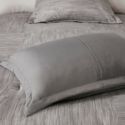 Ensemble de couette en seersucker imprimé Madison Park Clayton 7 pièces
