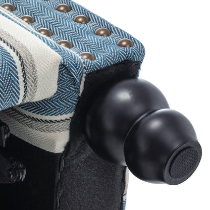 Fauteuils inclinables manuels avec garniture cloutée