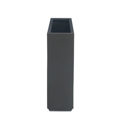 Jardinière métallique lourde pour plantes d'extérieur, 96 x 25 x 76 cm (L x l x H) de hauteur et de longueur, avec séparateur en métal - 96 x 76 x 25 cm
