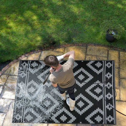 Tapis d'extérieur léger en plastique 100 % écologique Milan Design