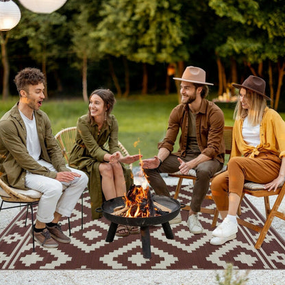 Tapis d'extérieur léger en plastique 100 % écologique Milan Design