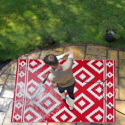 Tapis d'extérieur léger en plastique 100 % écologique Milan Design