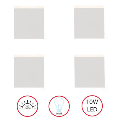 Applique murale moderne LED étanche en aluminium avec faisceau réglable 10 W 4 000 K Blanc froid pour intérieur et extérieur