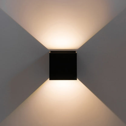 Applique murale moderne LED étanche en aluminium avec faisceau réglable 10 W 4 000 K Blanc froid pour intérieur et extérieur
