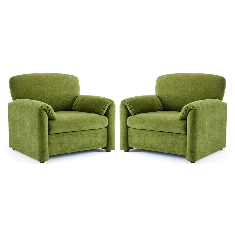 Modern Elephant Ears Armchair Accent Sofa Comfortable Seating for Living Room & Bedroom