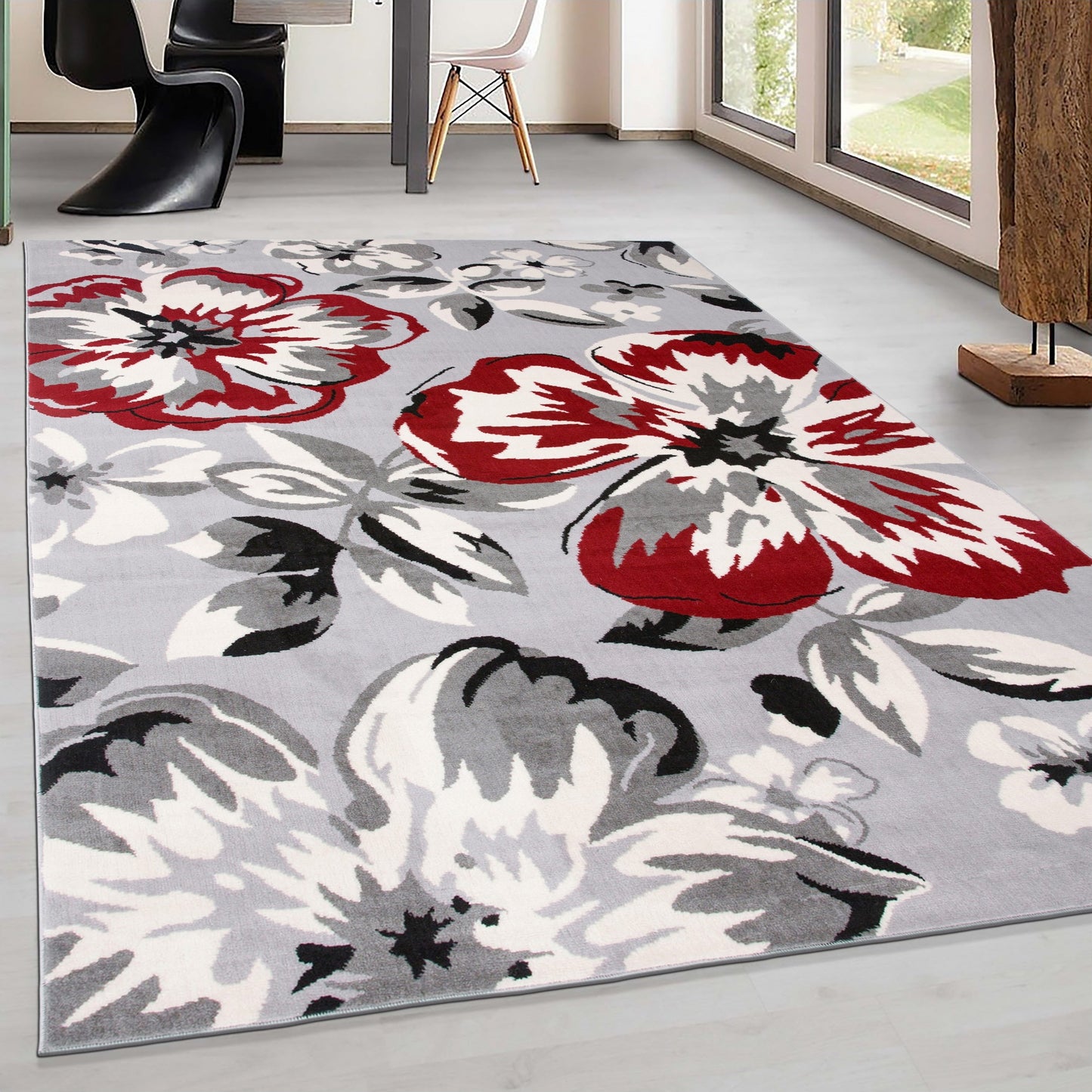 Tapis à motif floral moderne World Rug Gallery