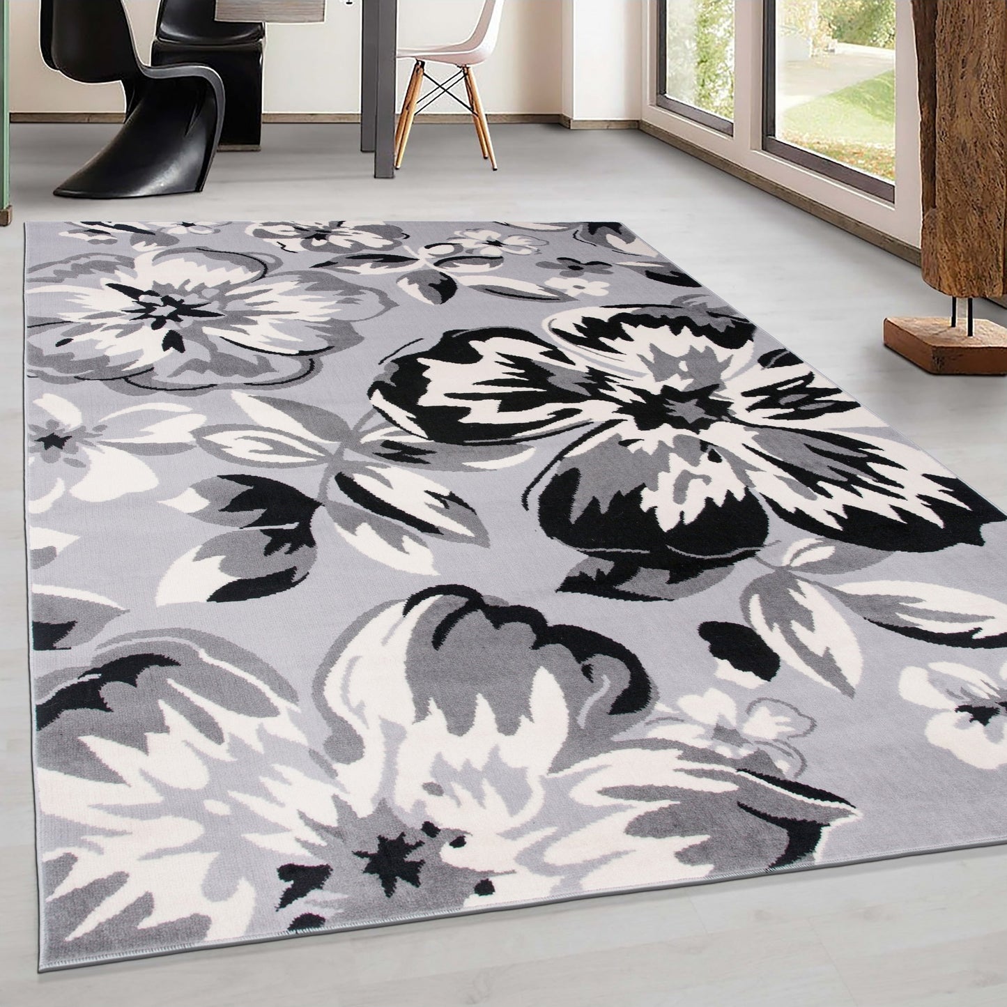 Tapis à motif floral moderne World Rug Gallery
