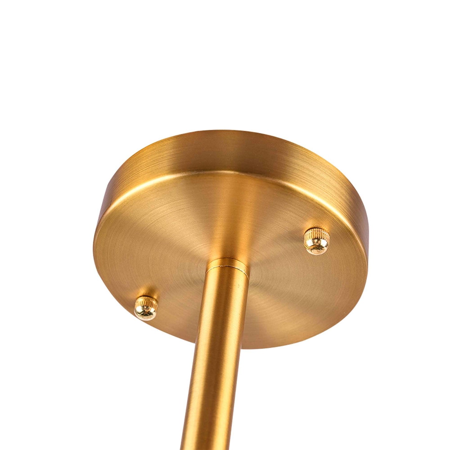 Plafonnier semi-encastré Spoutnik noir/doré pour salon, cuisine, bureau, chambre à coucher, hall d'entrée