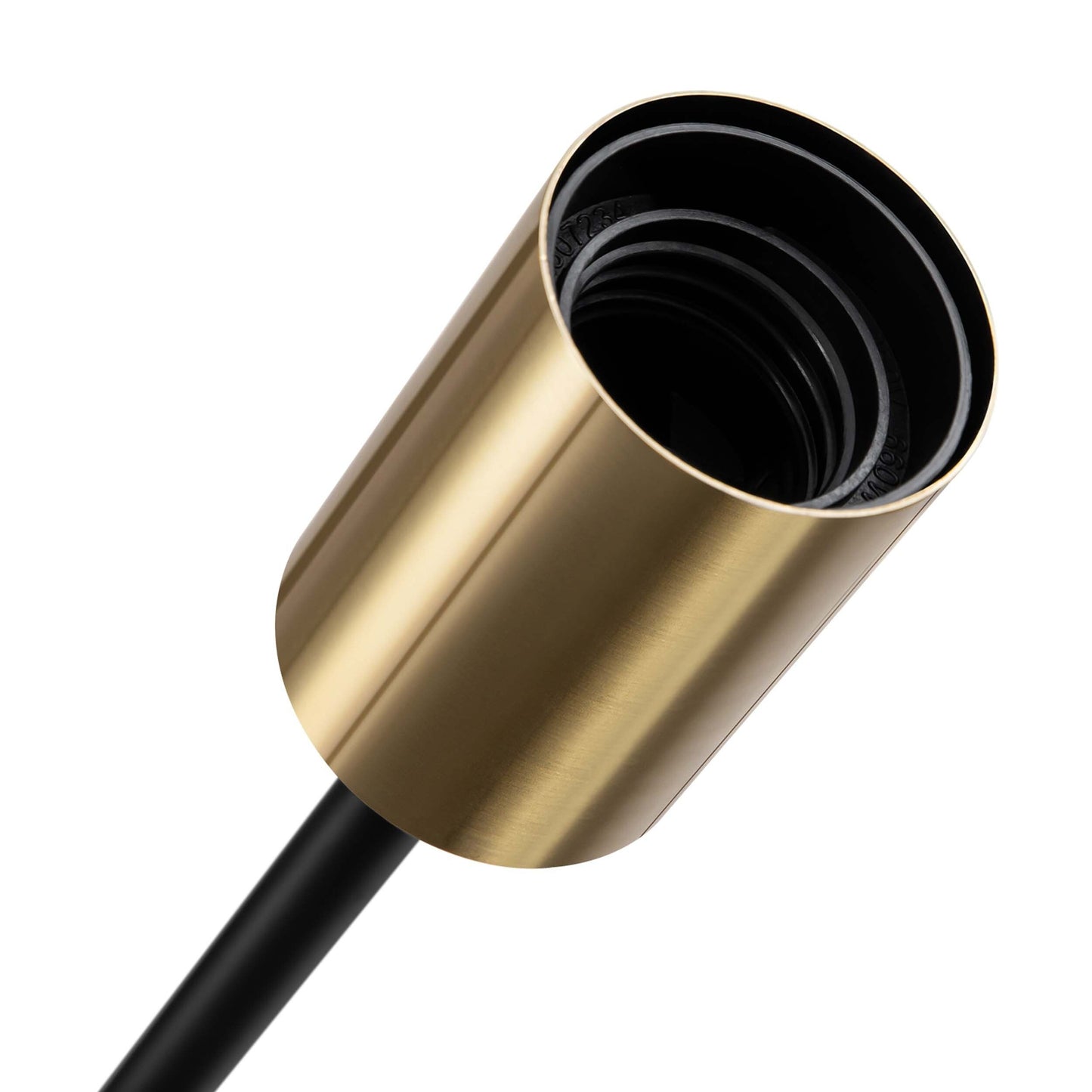 Plafonnier semi-encastré Spoutnik noir/doré pour salon, cuisine, bureau, chambre à coucher, hall d'entrée