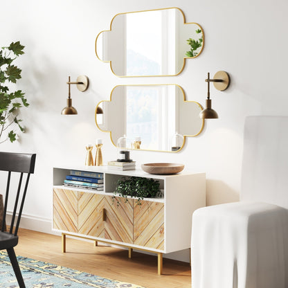 Applique murale Nathan James Tamlin à 1 lumière avec prise et interrupteur marche/arrêt