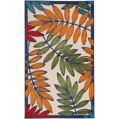 Tapis floral d'intérieur/extérieur Nourison Alice
