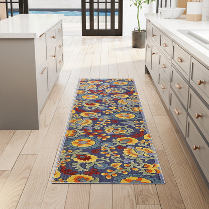 Tapis floral d'intérieur/extérieur Nourison Alice