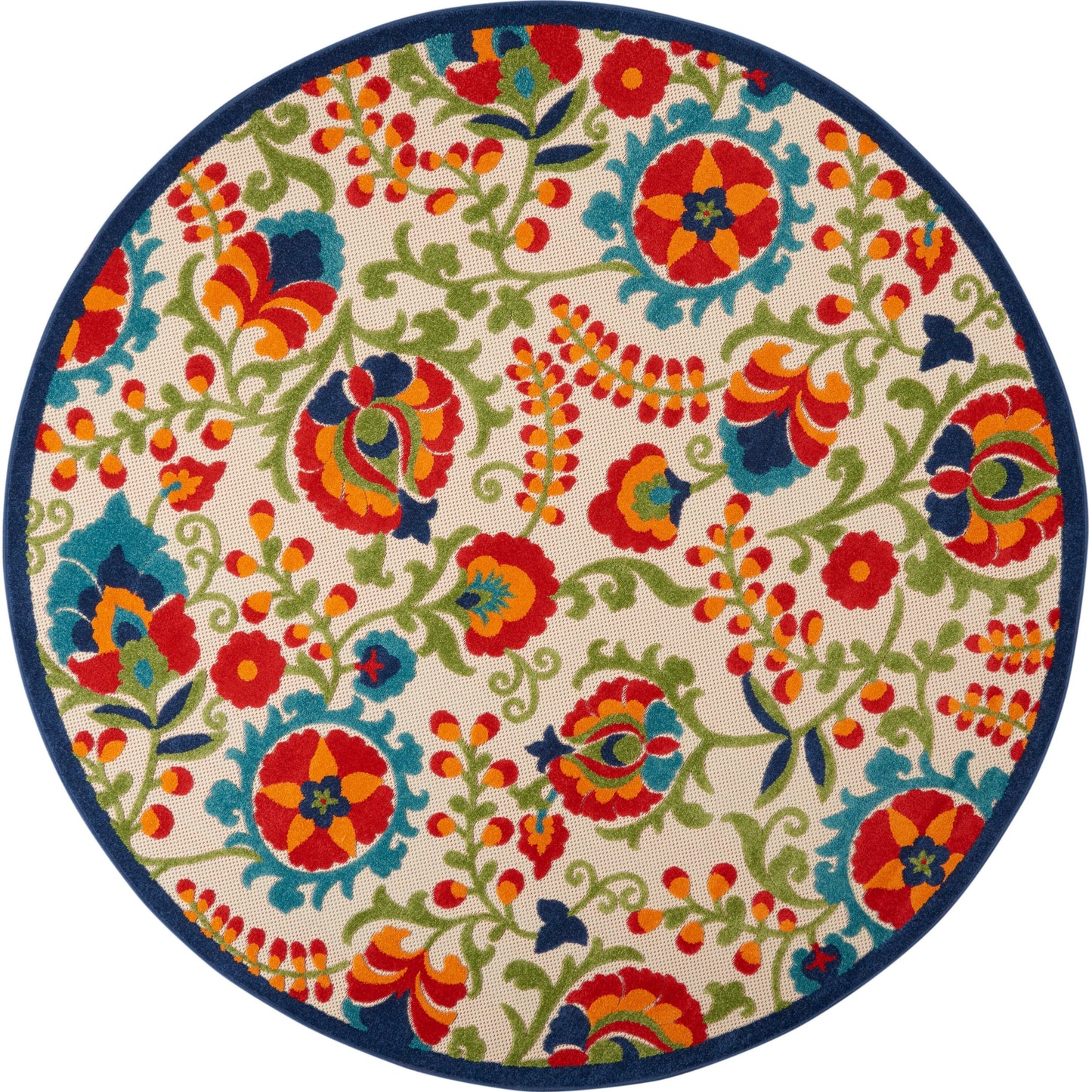 Tapis floral d'intérieur/extérieur Nourison Alice