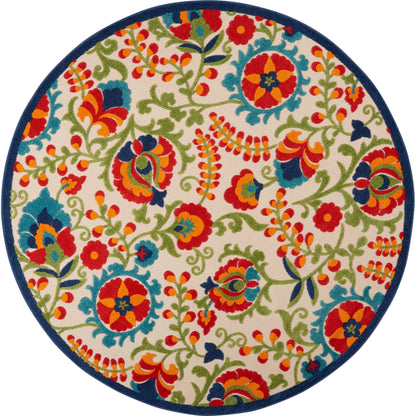 Tapis floral d'intérieur/extérieur Nourison Alice