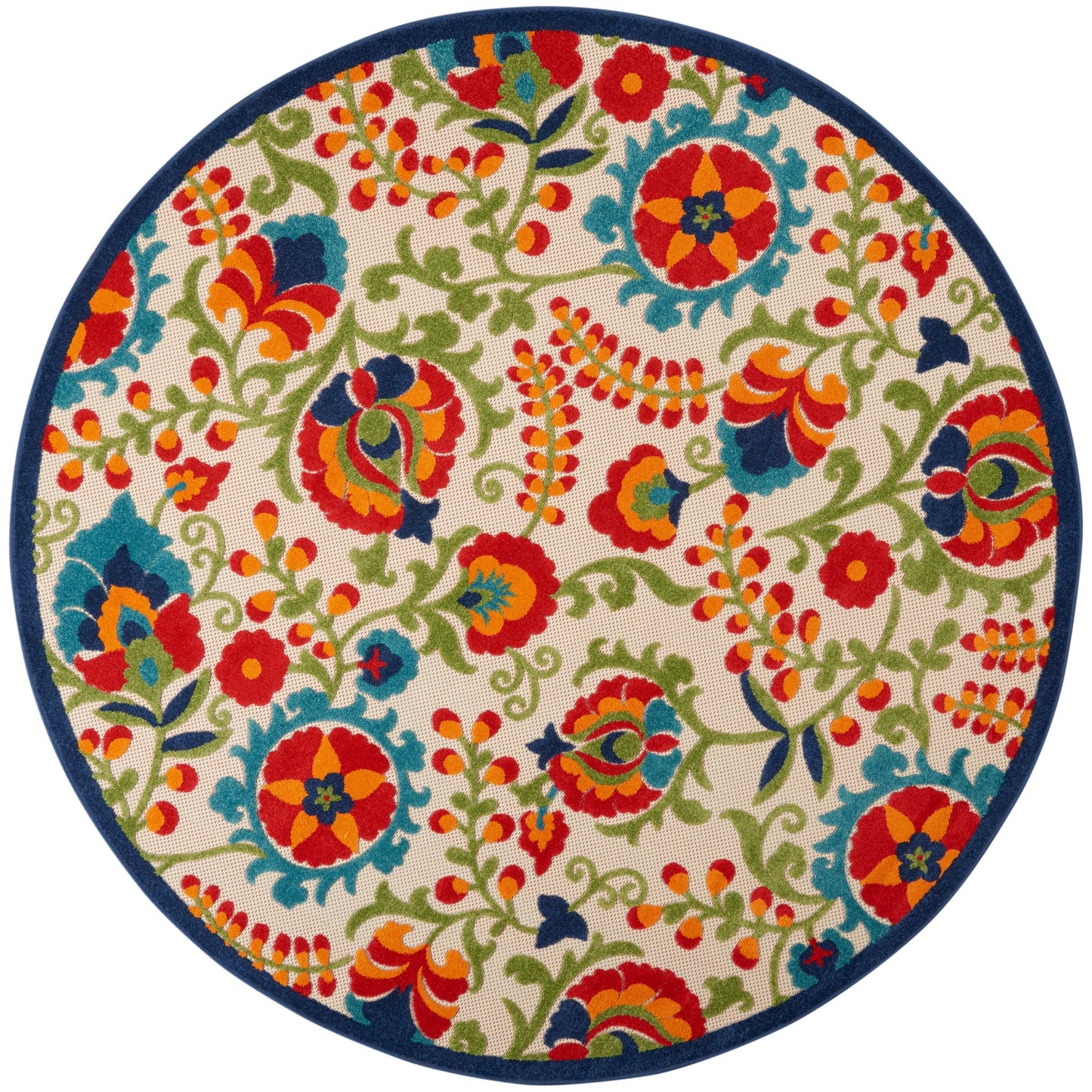 Tapis floral d'intérieur/extérieur Nourison Alice
