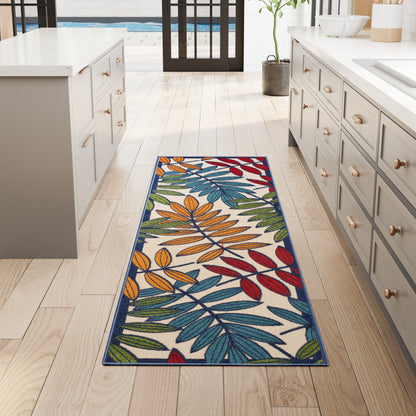 Tapis floral d'intérieur/extérieur Nourison Alice