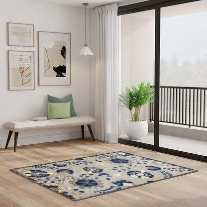 Tapis floral d'intérieur/extérieur Nourison Alice