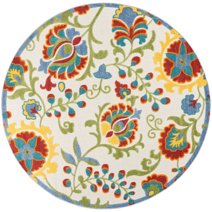Tapis floral d'intérieur/extérieur Nourison Alice
