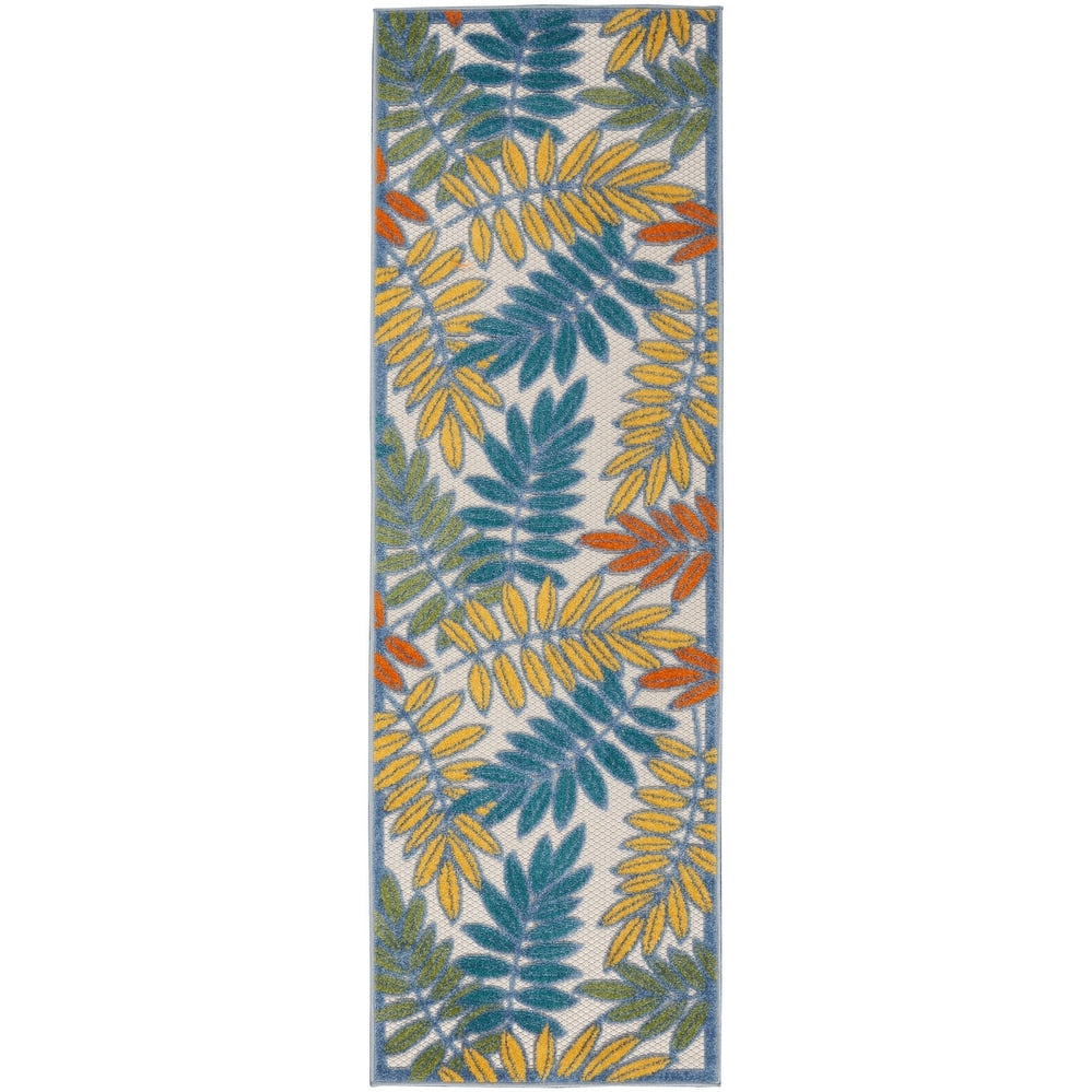 Tapis floral d'intérieur/extérieur Nourison Alice