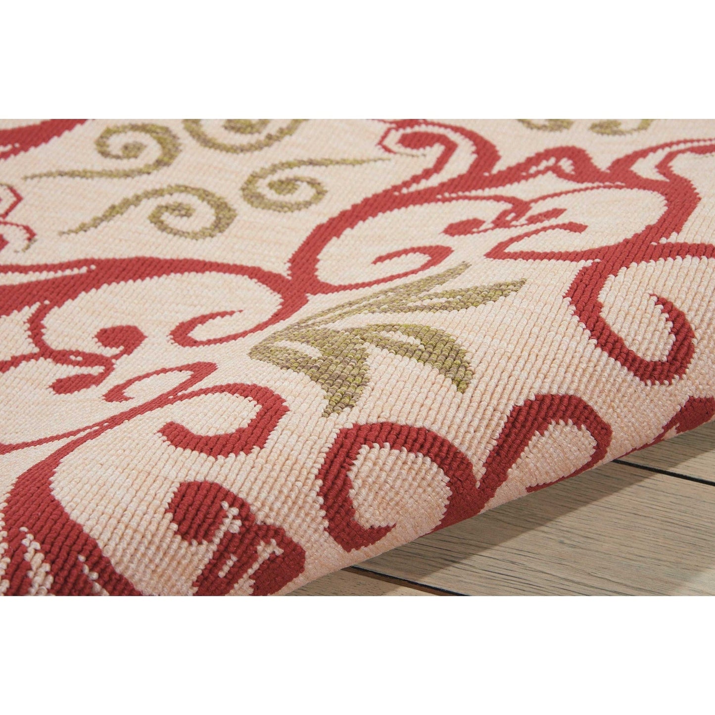 Tapis d'intérieur/extérieur géométrique floral des Caraïbes Nourison