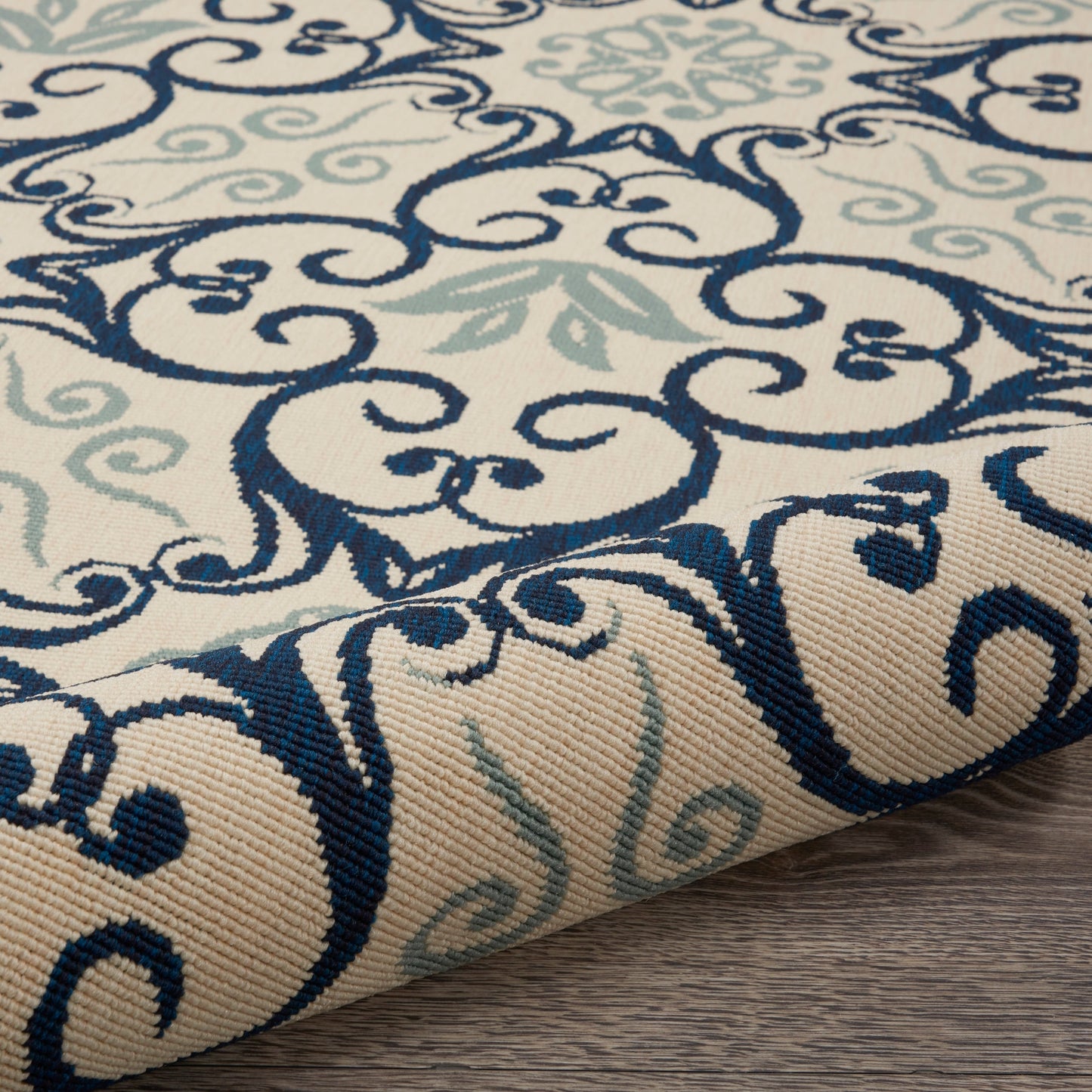 Tapis d'intérieur/extérieur géométrique floral des Caraïbes Nourison