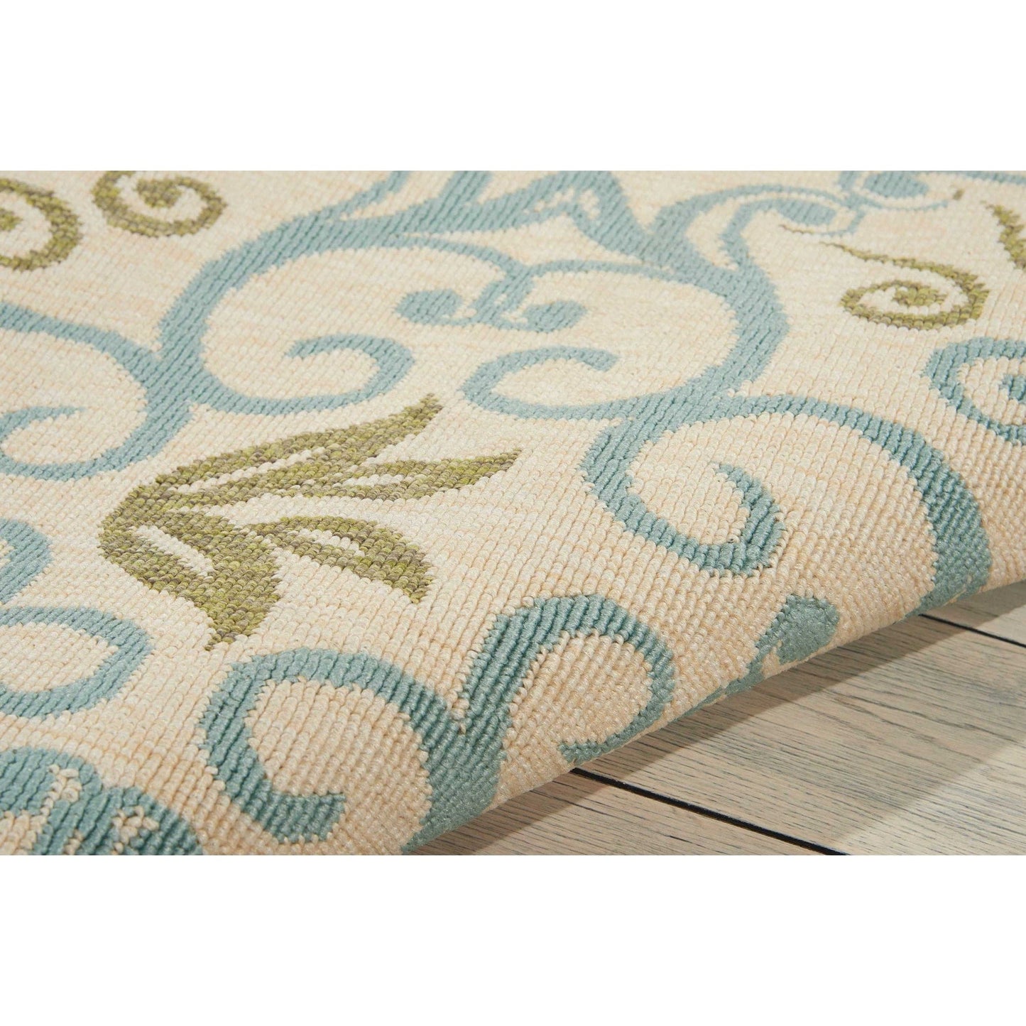 Tapis d'intérieur/extérieur géométrique floral des Caraïbes Nourison