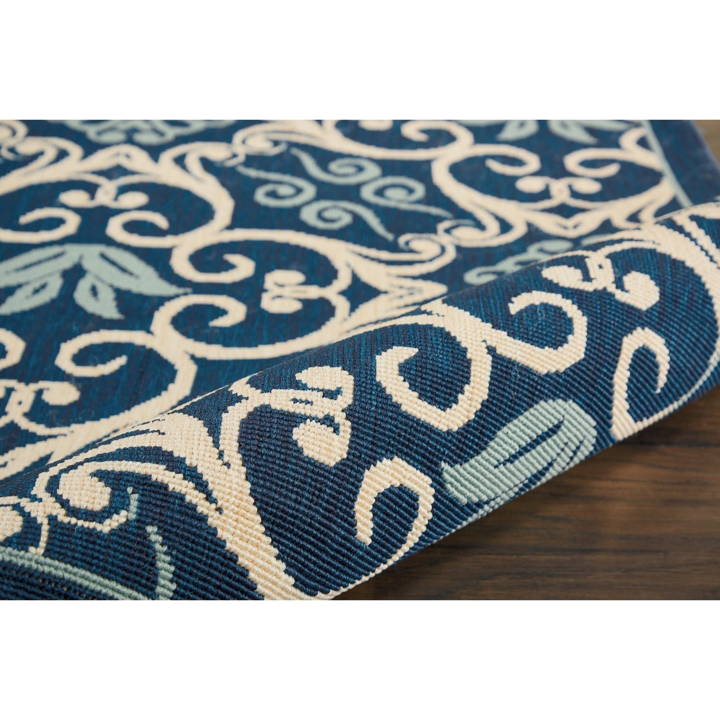 Tapis d'intérieur/extérieur géométrique floral des Caraïbes Nourison
